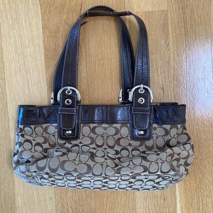 Coach bag soho signature bag h1059-f13742 coach